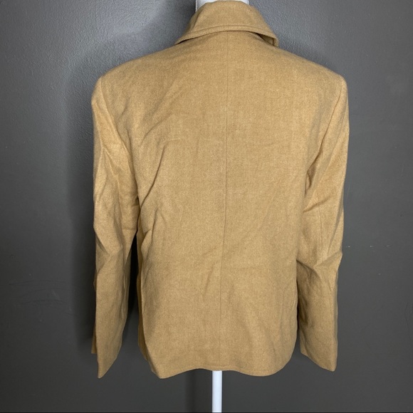 Lauren Ralph Lauren Camel Hair Peacoat Size 8 - Picture 7 of 14